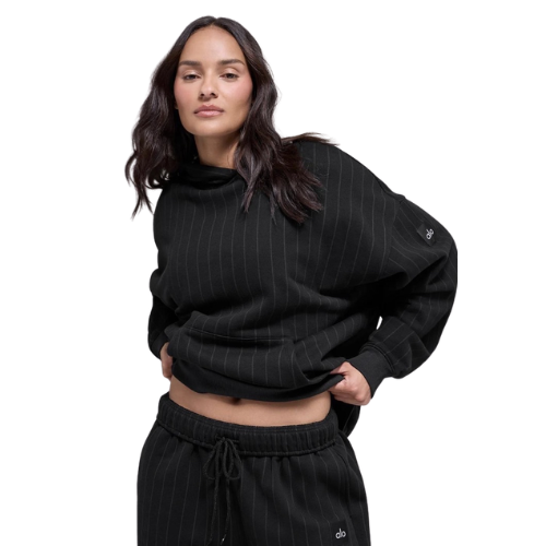 Pull en Velour à Rayures